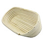 Rising Basket Cane Oval 35x15cm (900 to 1200g dough)