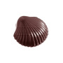 Bonbon mould Chocolate World scallop shell (32x)28x30x9mm