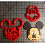 Biscuit cutter Mickey Mouse Ø50mm 6 pieces