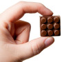 Chocolate mould Chocolate World block (24x) 2.7x2.7x1.2 cm