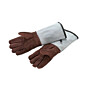 Oven gloves leather length 45 cm./ 250°C