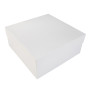 Cake box 35x35x15cm. White 3pcs
