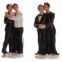 Cake topper Bridal Couple Men Polystone 9.5cm