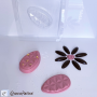 Chocolate Mould Tablet Geo Easter egg 13x8x2,5cm**