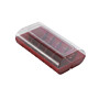 Silikomart Box for 12 Macarons Ruby Red