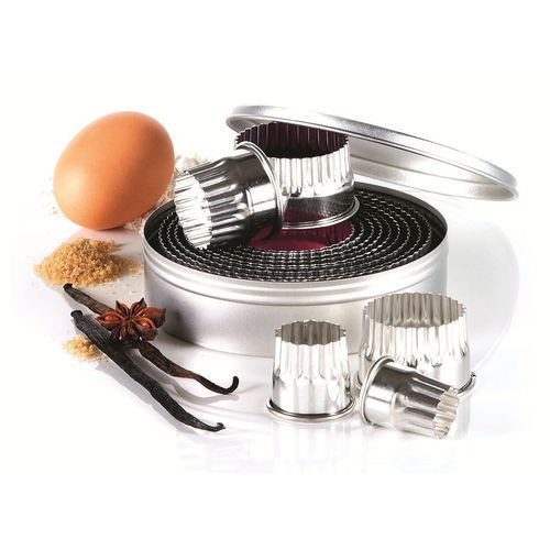 Patisse Cutters Round Serrated Stainless Steel 14 pieces
