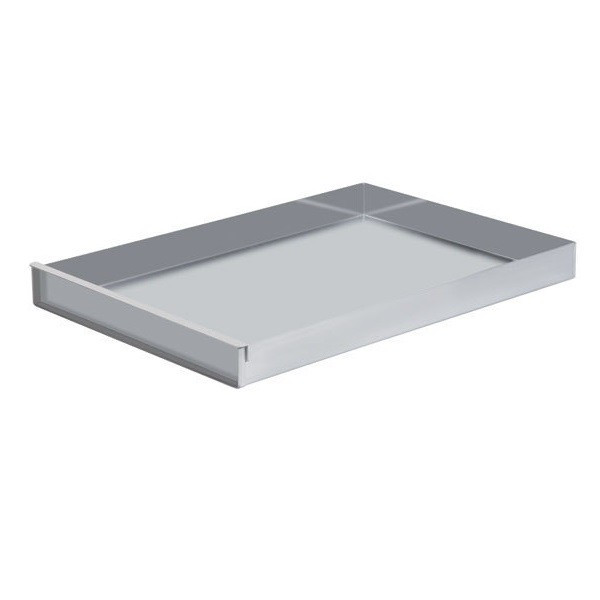 Baking tray aluminium 3 edges (90º) - 58x40x5cm + Insert