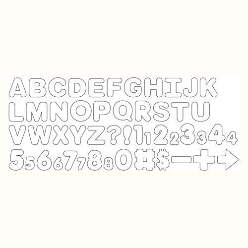 Wilton Cutter Set Alphabet & Numbers 50 pieces