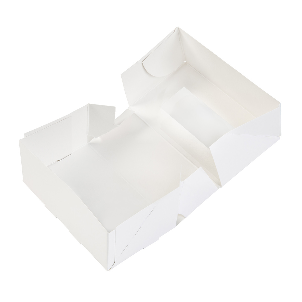 Cake box with window 12x7x5cm. White 3pcs