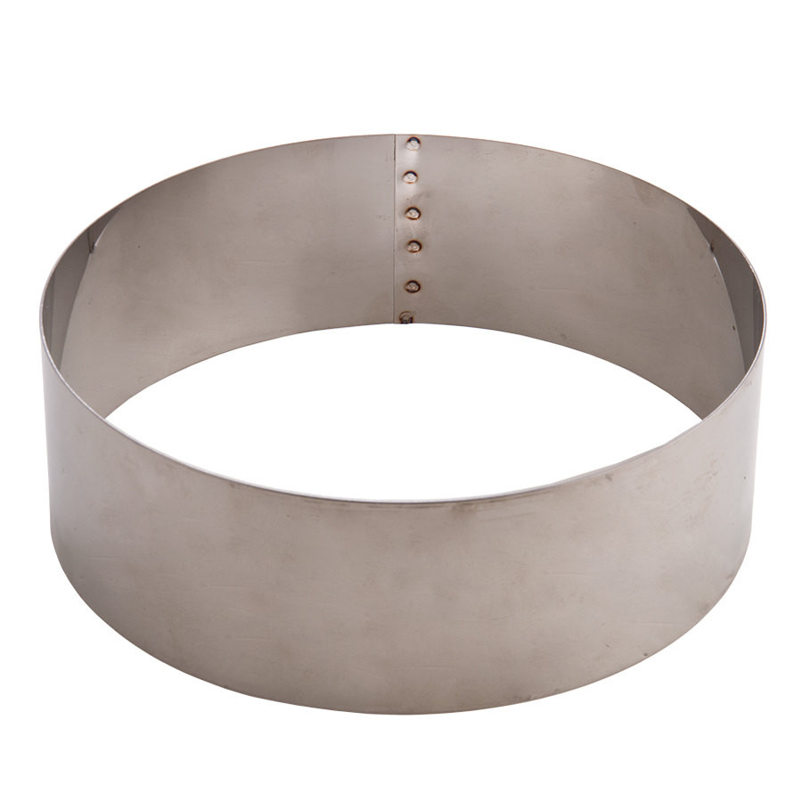 Cake ring stainless steel Ø20x5cm