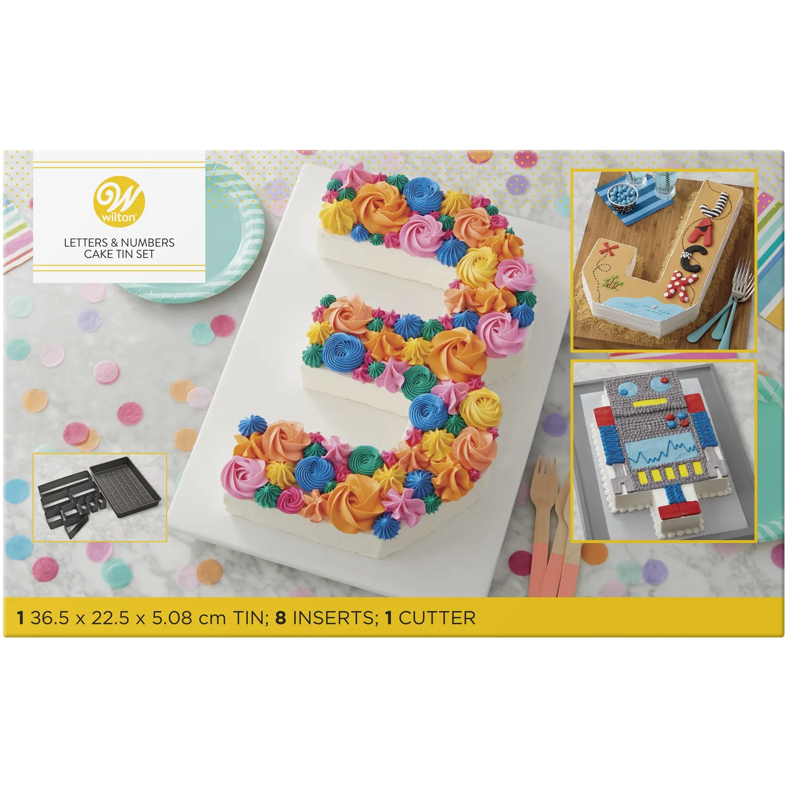 Wilton Baking Mould Letters and Numbers