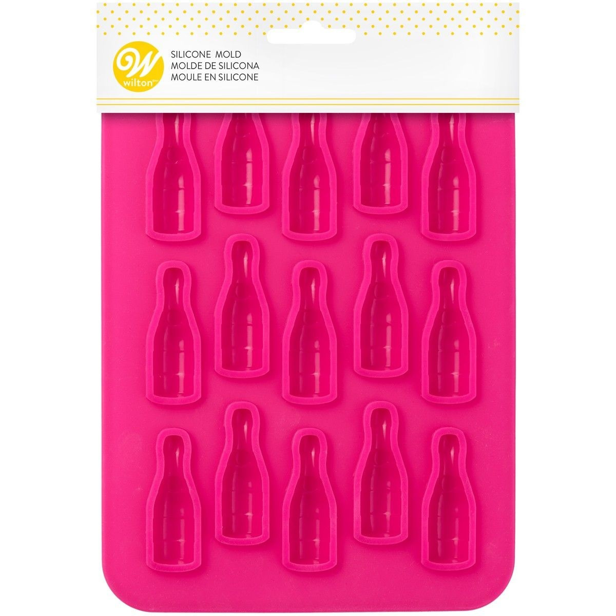 Wilton Silicone Candy Mold Champagne Bottles
