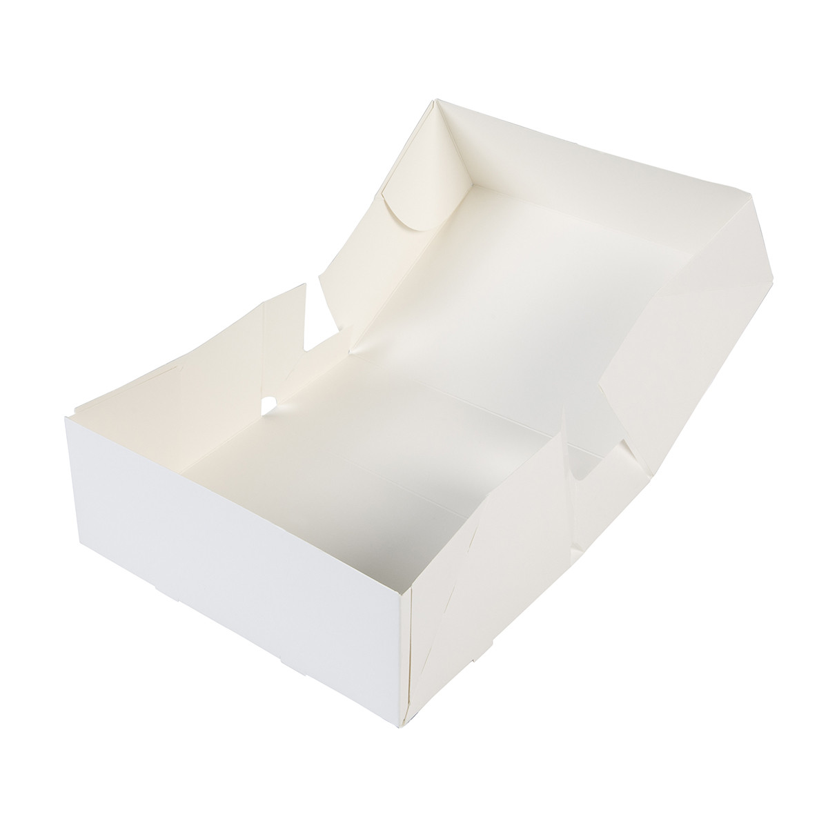 Cake box 21x14x8cm. White 3pcs