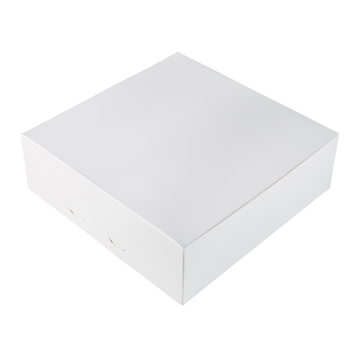 Cake box 25x25x8cm. White 3pcs