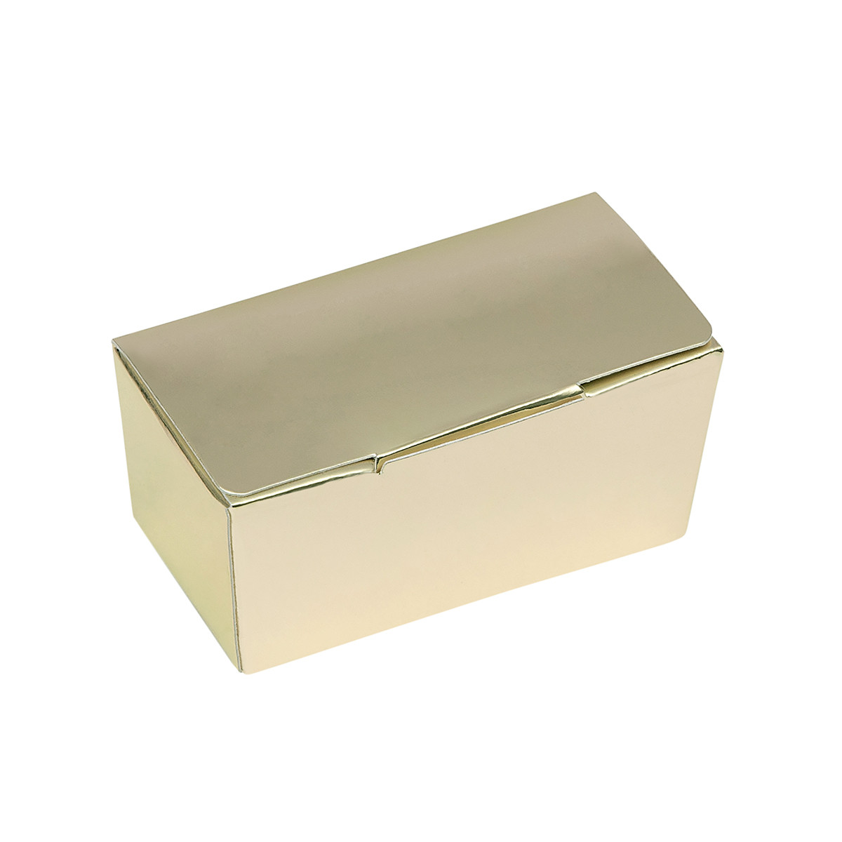 Bonbon box Gold Metallic -2 bonbons- 3 pieces