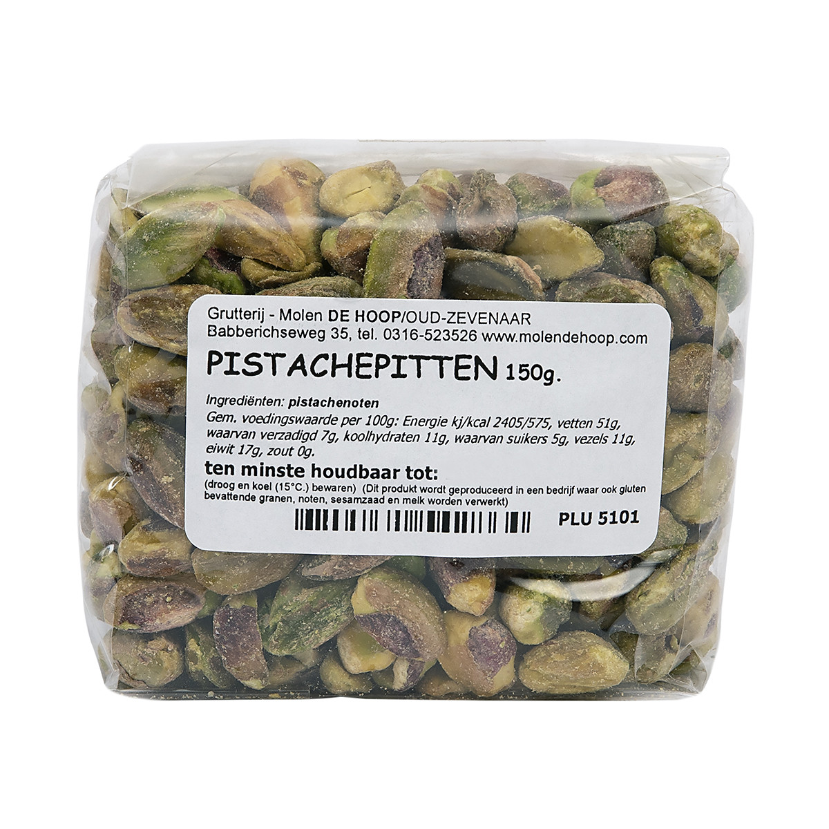 Molen de Hoop Pistachio seeds 150gr
