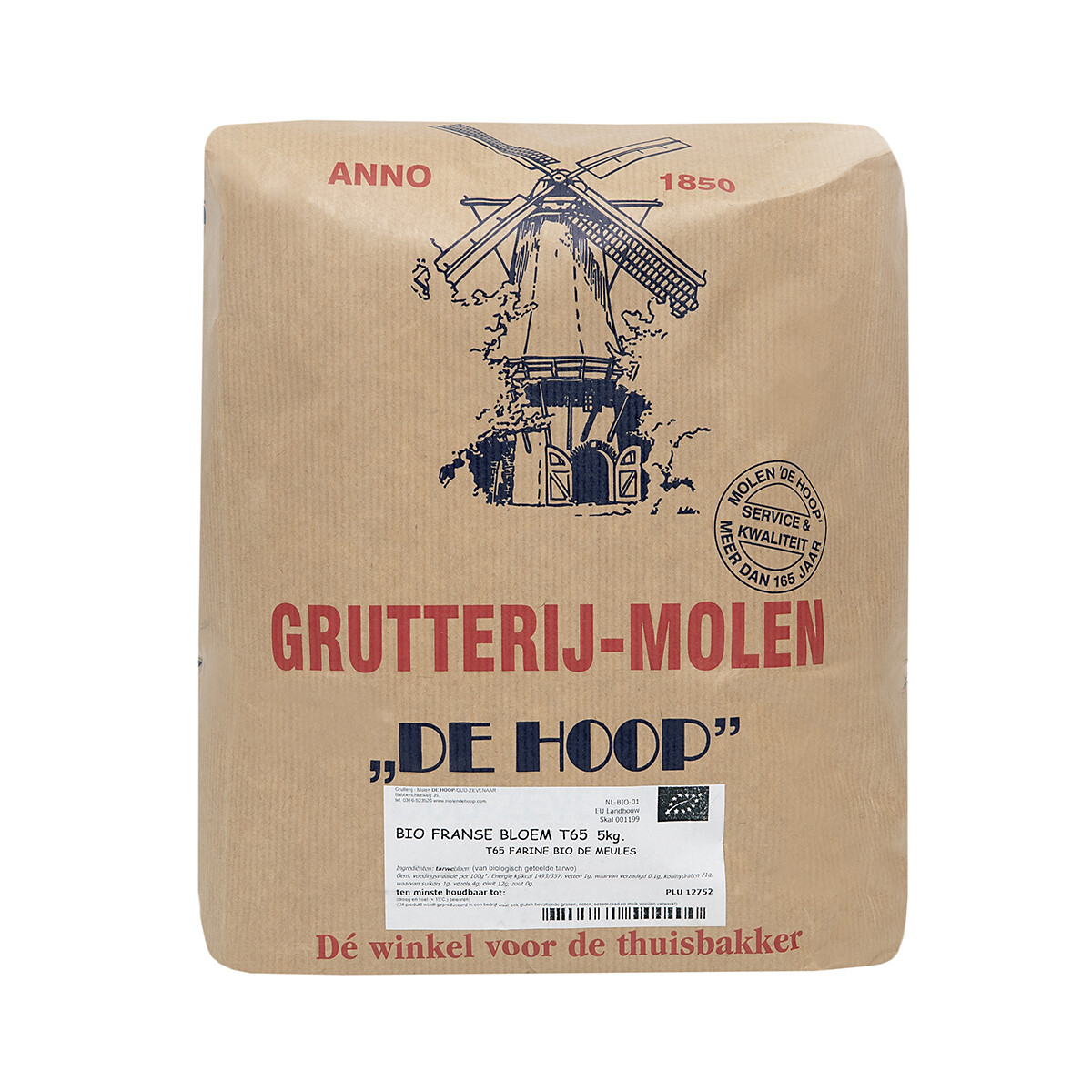 Molen de Hoop EKO French Wheat Flour T65 5kg (Farine)