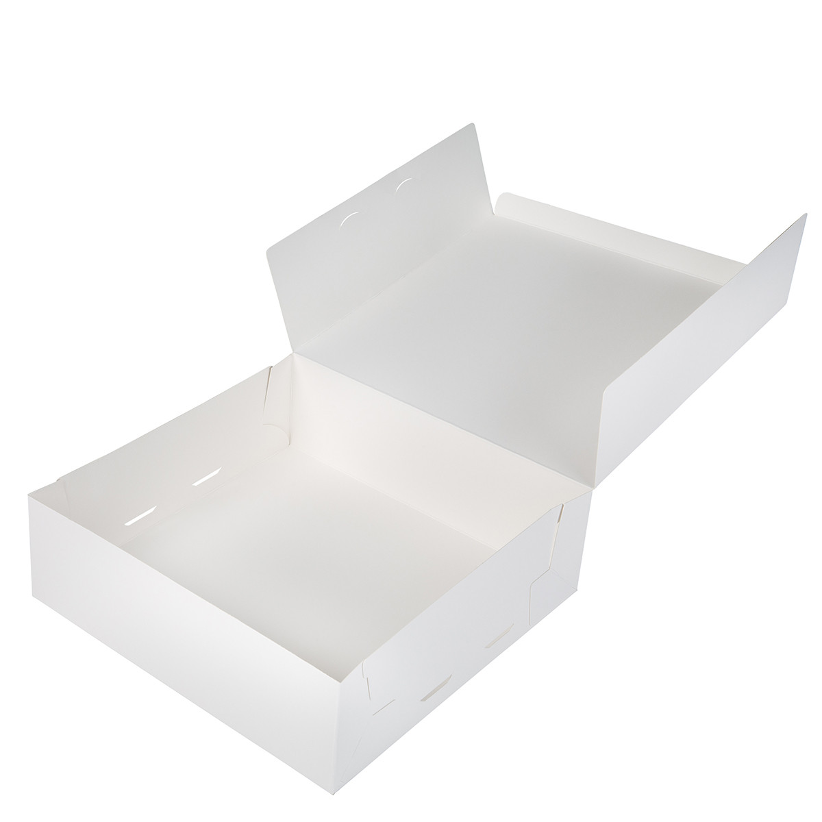 Cake box 30x30x10cm. White 3pcs