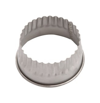 Professional round serrated stainless steel cutter Ø5cm