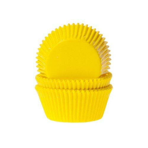 Cupcake Cups HoM Yellow 50x33mm. 50pcs.