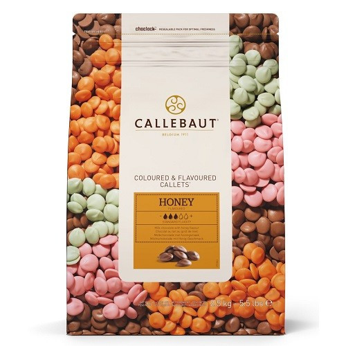 Callebaut Chocolate Callets Honey 2.5 kg