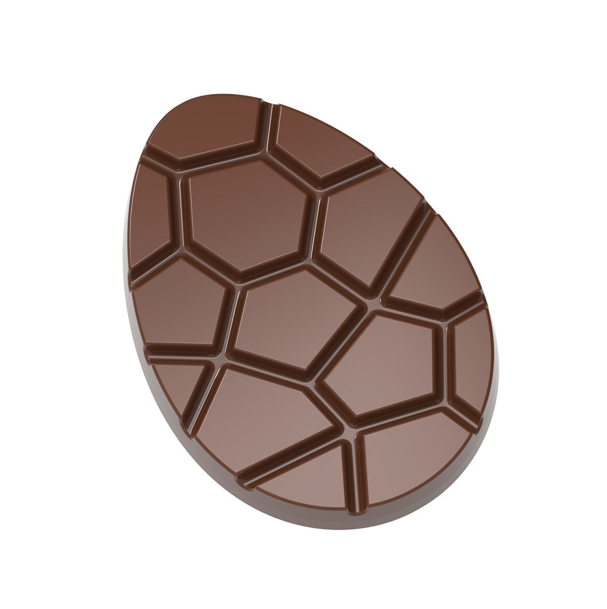 Chocolate mould Easter egg Karak (21x) 40x29x5mm