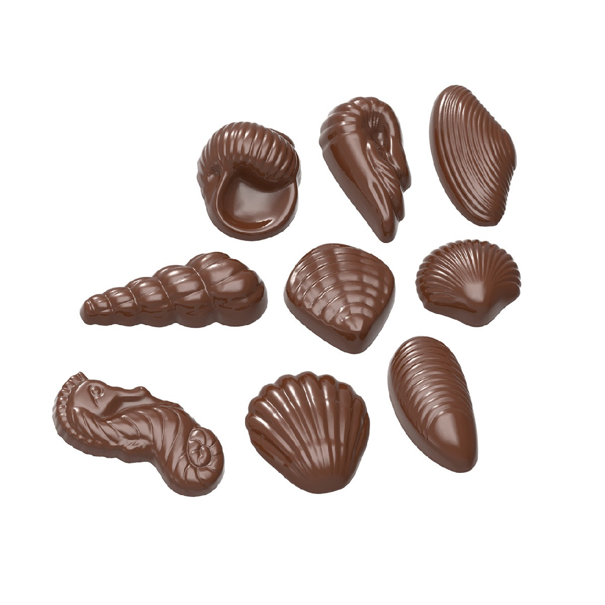 Chocolate mould Chocolate World Sieve figures (22x)