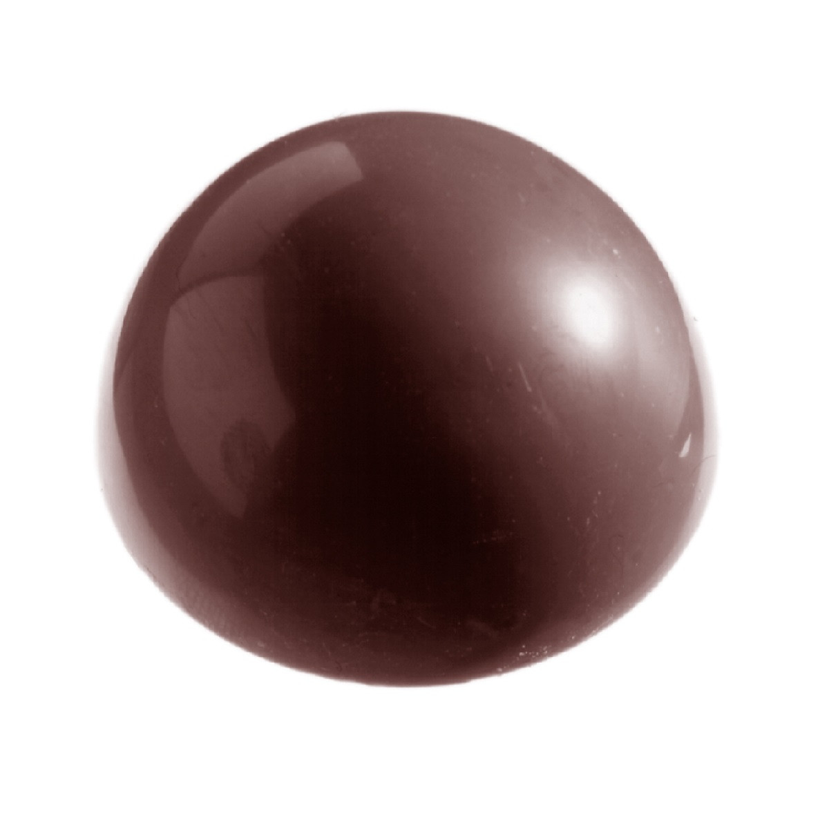 Chocolate Hollow Mold Chocolate World Half Globe (12x) Ø50mm