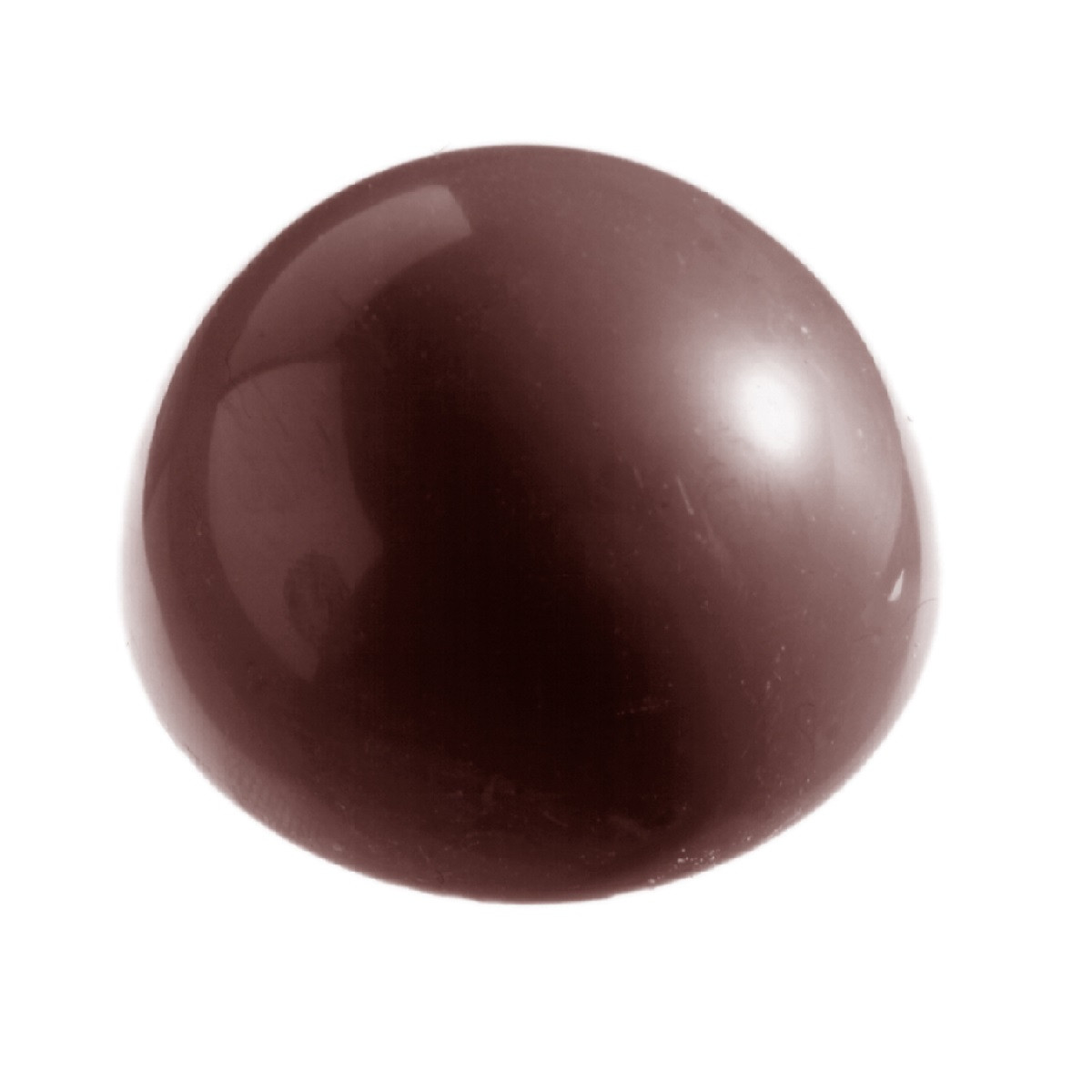Chocolate Hollow Mold Chocolate World Half Globe (6x) Ø70mm