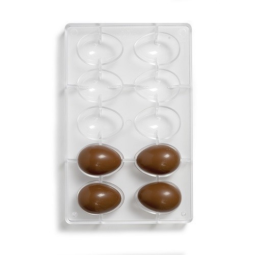 Bonbon mould Eggs (10x) 60x42 mm