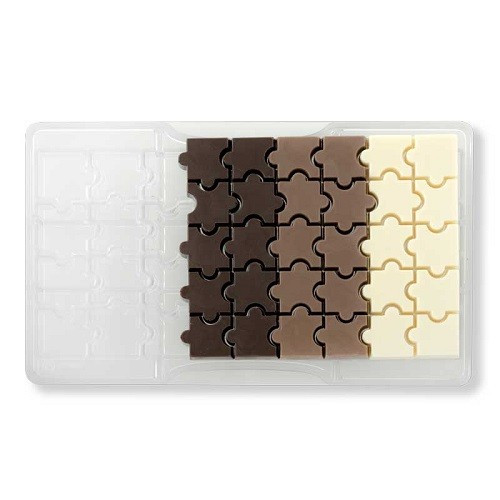 Chocolate Mould Puzzle (32x) 2x0.7 cm