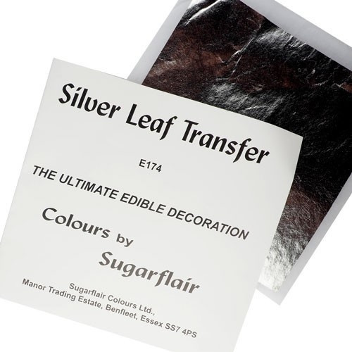 Edible silver leaf 1 sheet