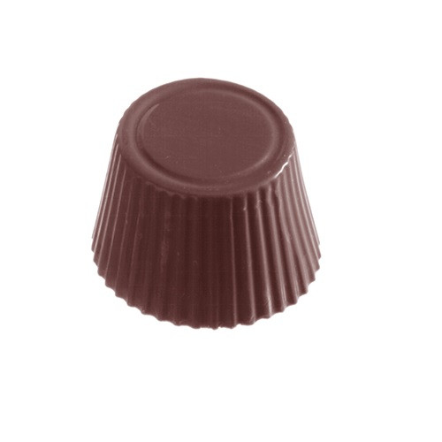 Bonbon mould Chocolate World GL Cuvette Round (21x) 30x19mm