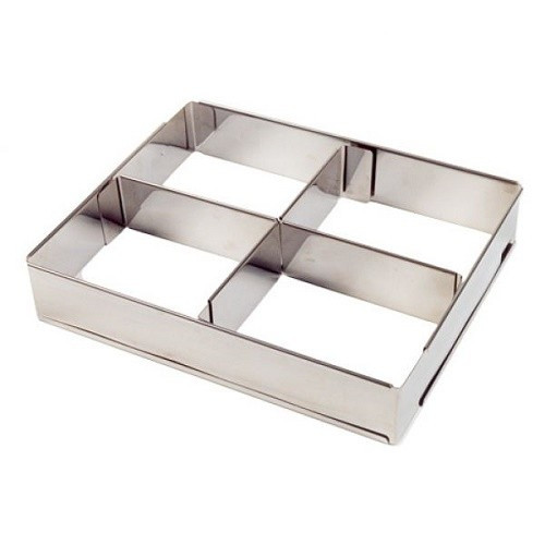 Tray frame Rectangle adjustable with divider 46x32x4.7cm