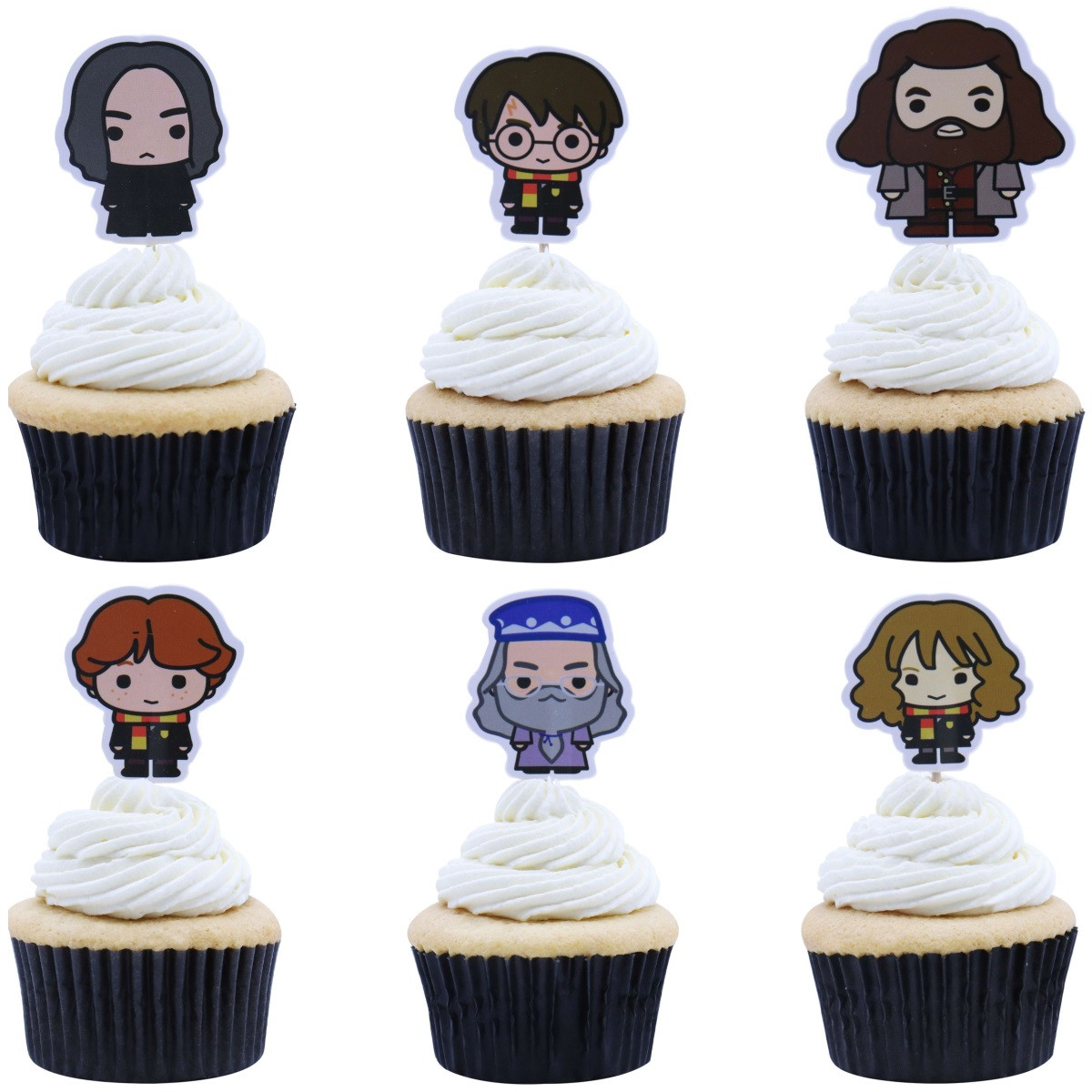 PME Harry Potter Characters Cake Picks 6pcs.