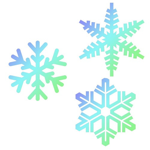 JEM Stencil Snowflakes (Frozen) Set/3