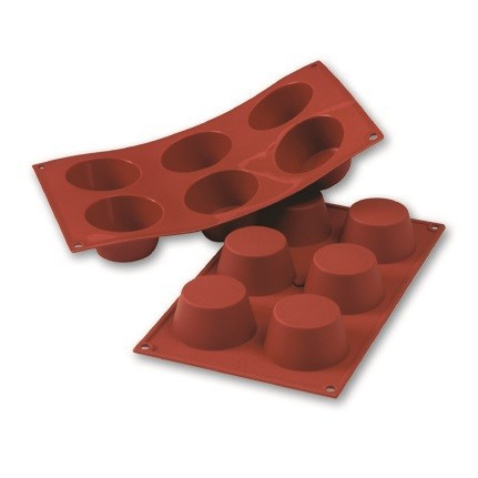 Silicone Baking Mould Muffin Medium Ø69h35mm (6)