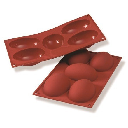 Silicone Baking Mould Half Egg 102x73x36mm (5)