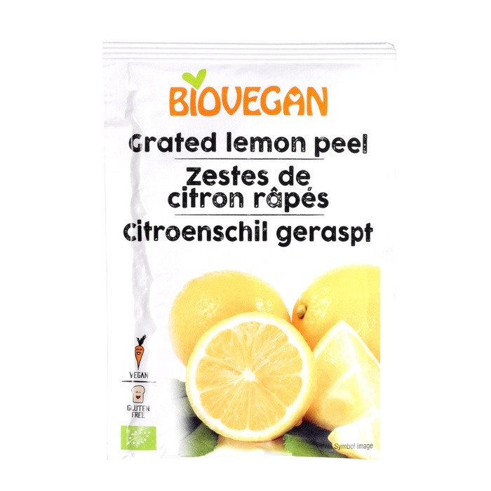 BioVegan Lemon Peels Grated Organic 9g