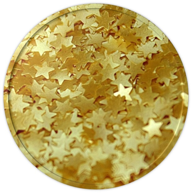 RD Edible Glitters Stars Gold 1.4 grams