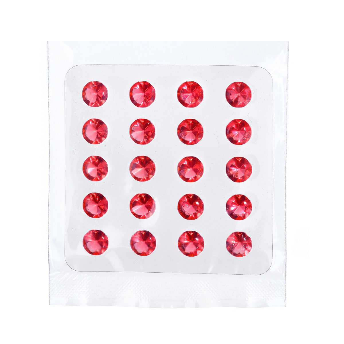 BrandNewCake Edible Jelly Diamonds Red 20pcs