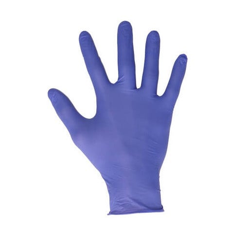 Disposable Gloves Purple Soft Nitrile 100pcs. - Size L