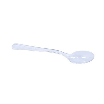 Spoons Transparent serving Spoon Cake 50pcs