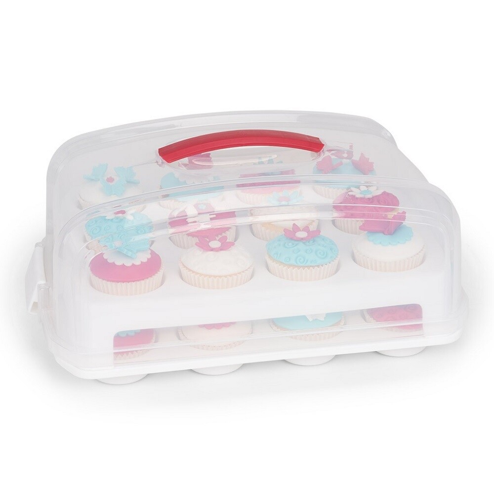 Patisse Transport Box Plastic 24 Cupcakes