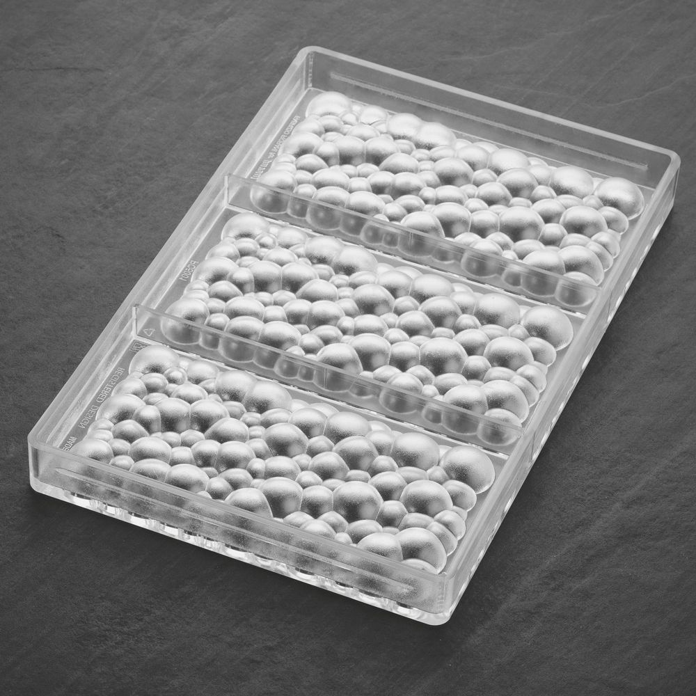 Pavoni Chocolate Mould Tablet Sparkling (3x) 155x77mm