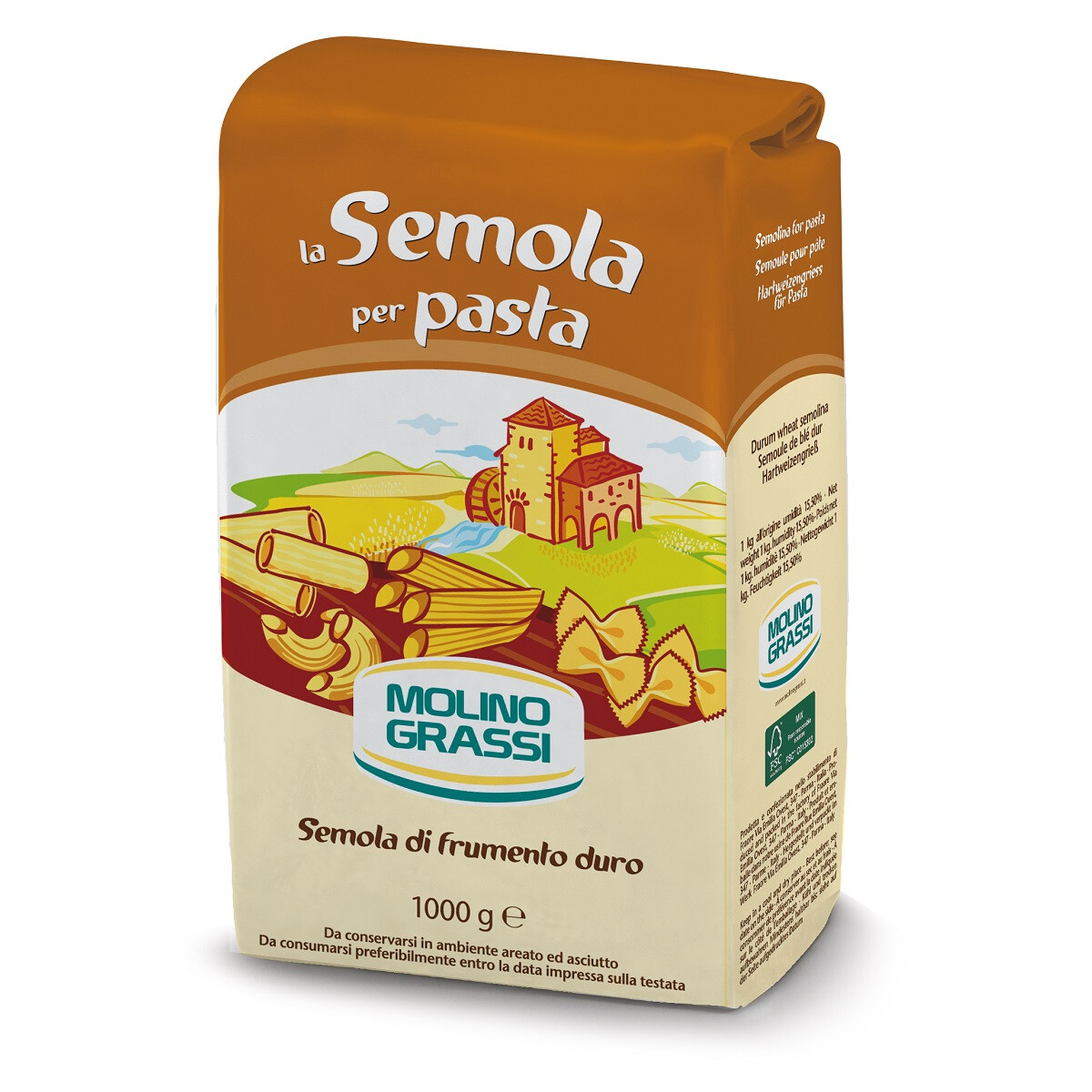Italian flour Semola (dry pasta) 1kg