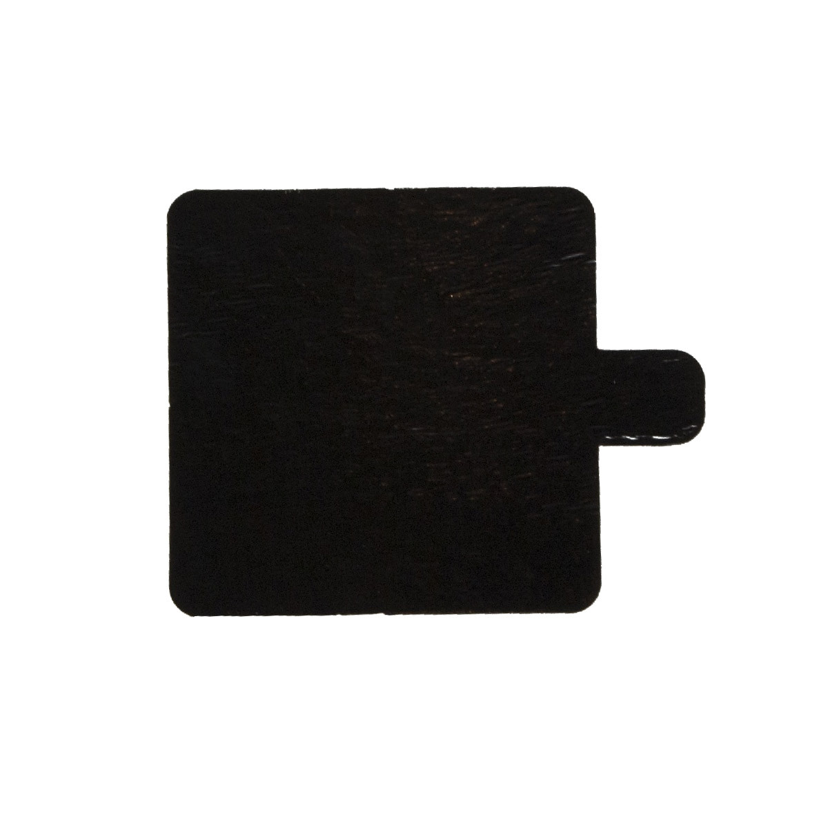 Cake Carton Square Gold/Black with lip 6x6cm per piece