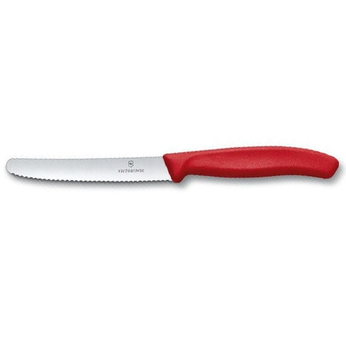 Table knife Victorinox serrated Red 10cm